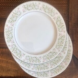 Vintage Taihei Springtime Porcelain Desertt Plates